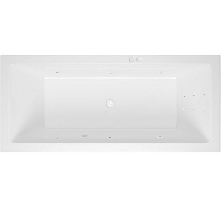 Ванна гидромассажная Excellent Heaven Slim "LINE" WAEX.HEV18S.LINE.WH 180x80 (белый), каркас, слив-перелив